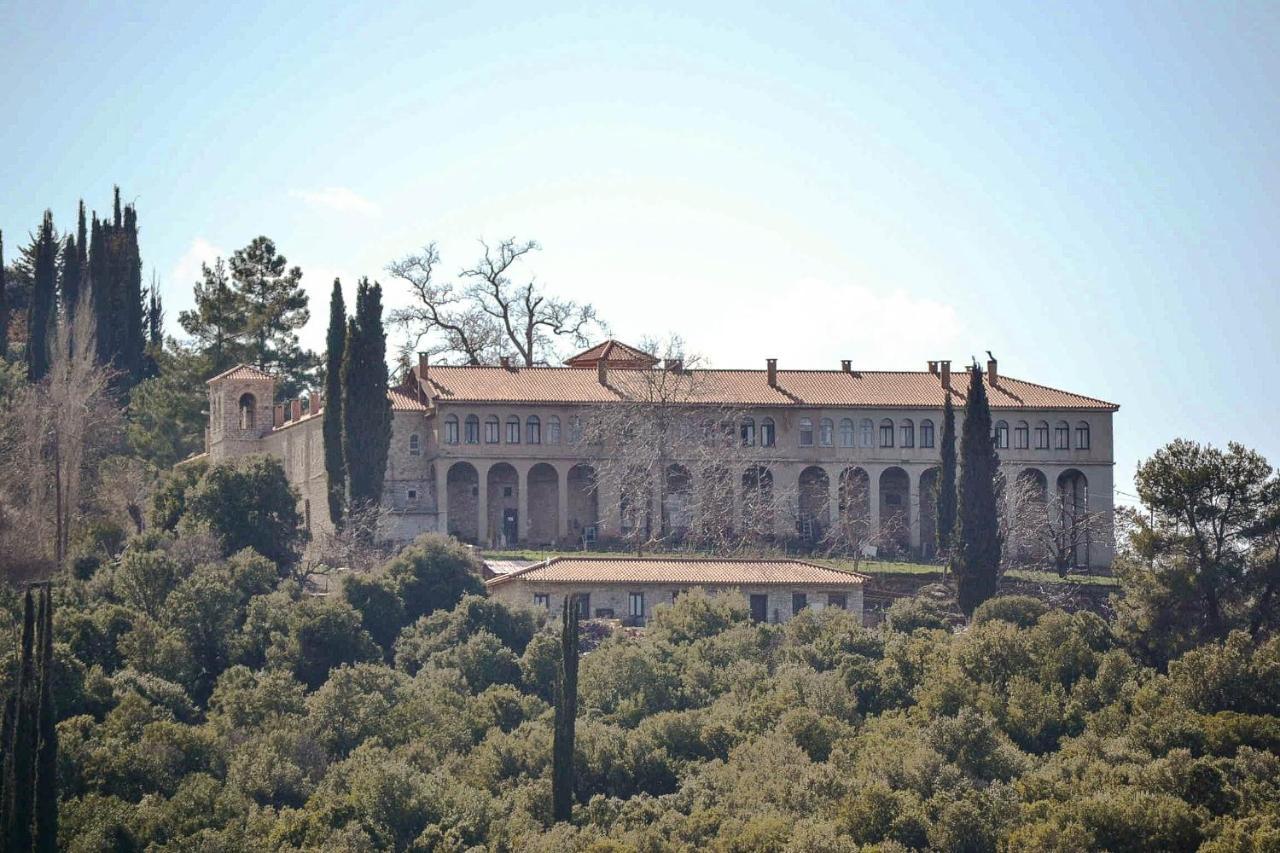 Traditional Luxury Villa Armonia Aigio Exteriör bild